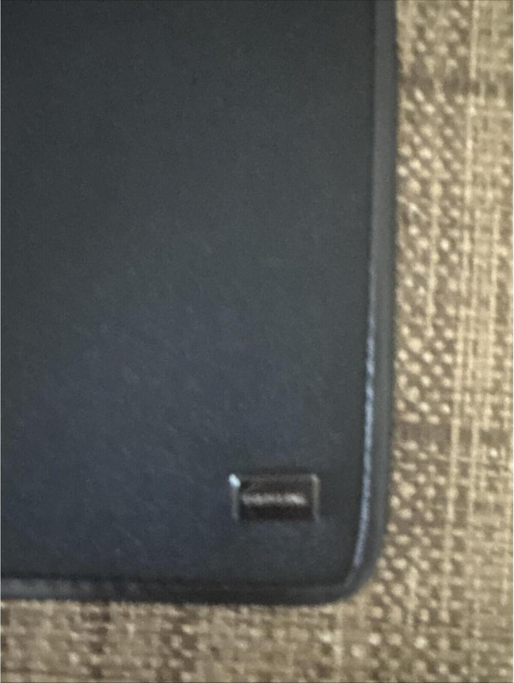 Croton Lax Zip Around Wallet Leather Trim Black NWOT 5x4